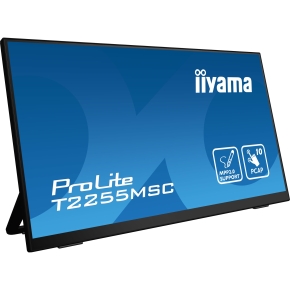 54,5cm/21,5 (1920x1080) iiyama ProLite T2255MSC-B1 16:9 FHD IPS Touch 5ms 60Hz HDMI DP Speaker Black