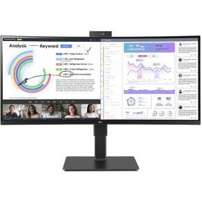 86,4cm/34 (3440x1440) LG 34BQ77QC 21:9 5ms IPS HDMI USB-C UWQHD Black