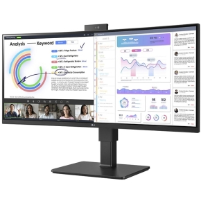 86,4cm/34 (3440x1440) LG 34BQ77QC 21:9 5ms IPS HDMI USB-C UWQHD Black