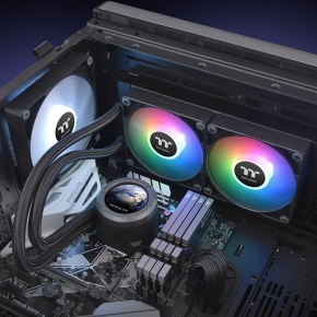 K Cooler Wasserkühlung Thermaltake TH240 V2 Ultra ARGB Sync CPU Liquid Cooler All-In-One