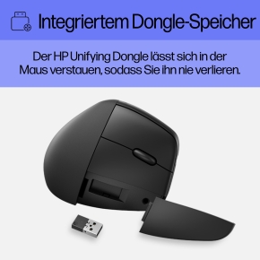 HP 925 Ergonomic Vertical Wireless Mouse