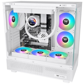 140mm Thermaltake CT140 EX Reverse ARGB Sync PC Cooling Fan White 3 Fan Pack