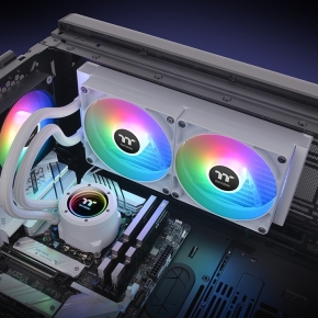 K Cooler Wasserkühlung Thermaltake TH280 V2 ARGB Sync CPU Liquid Cooler Snow Edition All-In-One