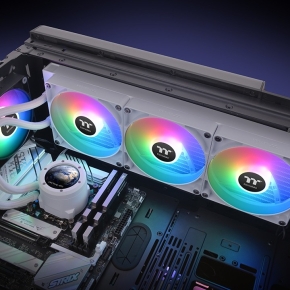 K Cooler Wasserkühlung Thermaltake TH420 V2 Ultra ARGB Sync CPU Liquid Cooler Snow Edition All-In-One