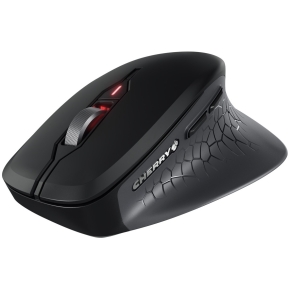 Cherry Mouse STREAM COMFORT Wireless black Ergonomisch