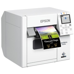 Epson CW-C4000e (mk) Desktop-Farbetikettendrucker mit mattschwarzer Tinte