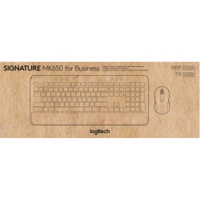 Logitech Desktop MK650 Signature BOLT [DE] white BT Mouse: Signature M650 for Busi. (400â€“4000 DPI)