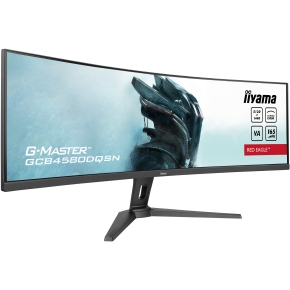 113cm/45 (5120x1440) iiyama G-MASTER GCB4580DQSN-B1 32:9 DQHD Curved 165Hz 0,8ms HDMI DP USB-C RJ45 KVM LS Black