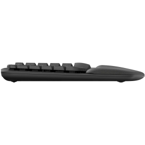 Logitech Wave Keys wireless ergonomic keyboard - GRAPHITE - (DE) - 2.4GHZ/BT - N/A - CENTRAL-419 - UNIVERSAL