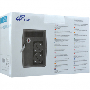 FSP FP 800 Line-interactive UPS 800VA 480W 2x Schuko
