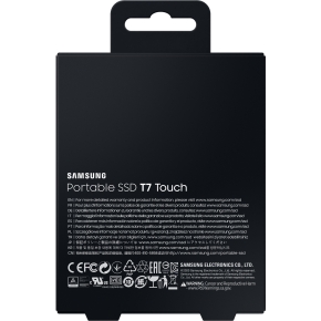 2TB Samsung Portable T7 Touch USB 3.2 Gen2 Schwarz retail