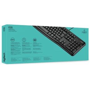 Logitech K120 USB black QWERTY US