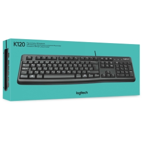 Logitech K120 USB black QWERTY US