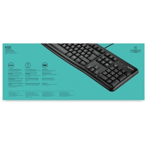 Logitech K120 USB black QWERTY US