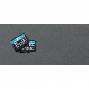 CARD 256GB Kingston Canvas Go! Plus microSDXC 170MB/s +Adapter