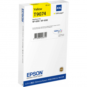 Epson Tinte T9074 XXL C13T907440 Gelb bis zu 7.000 Seiten