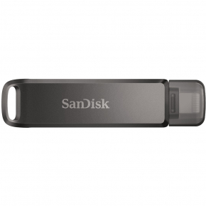STICK 256GB USB 3.1 SanDisk iXpand Luxe Duo USB-C / Apple Lightning black