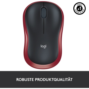 Logitech M185 Wireless red