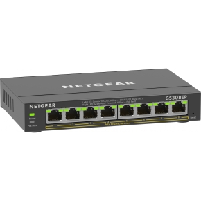 8P NETGEAR GS308EP PoE+ M