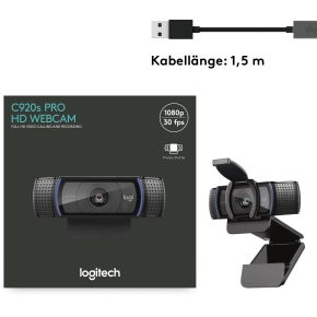 Logitech HD Pro C920S 1920x1080